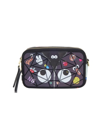 myMo Women Handbag in Black Multicolor