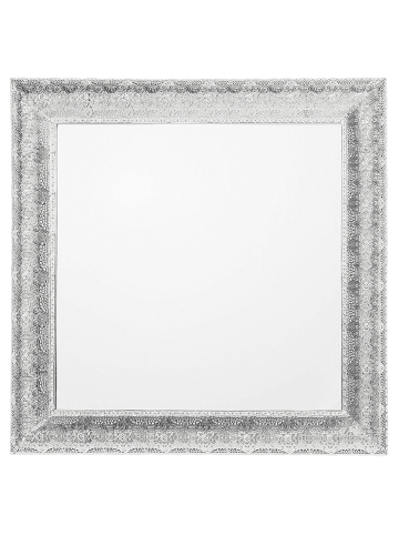 Beliani Wandspiegel CAVAN in Silber - (W) 65 x (H) 65 x (L) 4 cm