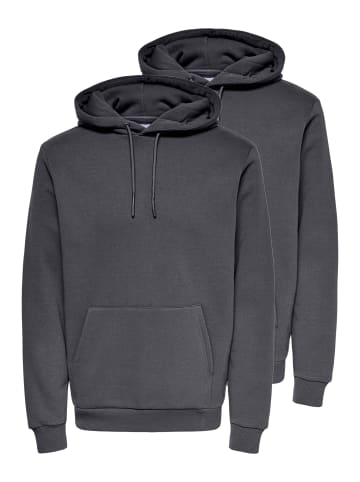 ONLY & SONS Sweatshirt / Hoodie Ceres in Grey pinstripe