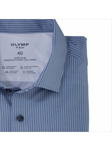 OLYMP  Langarm Business Hemd für Herren in blau