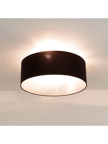 Licht-Erlebnisse Deckenlampe Ø 50 x (H)27 cm in BraunBraun