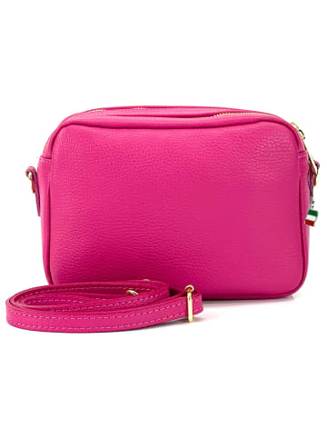 Florence Florence Umhängetasche Leder pink ca. 22cm
