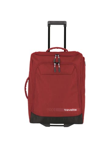 travelite Kick-Off - 2-Rollen-Kabinentrolley S 55 cm (schwarz) in rot