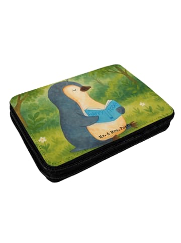 Mr. & Mrs. Panda Bleistiftetui Pinguin Buch Design ohne Spruch in Weiß