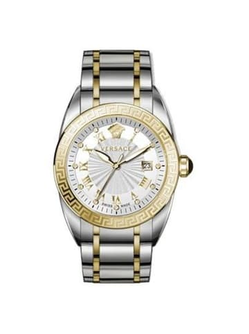 Versace Quarzuhr für Herren in silber