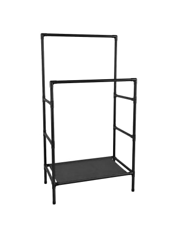 Kleiderständer in Schwarz - (B)85 x (H)157 x (T)46 cm