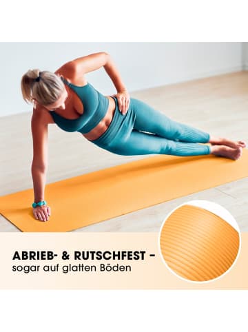 World Fitness Fitnessmatte Ashanti 190x100x1cm orange Orange