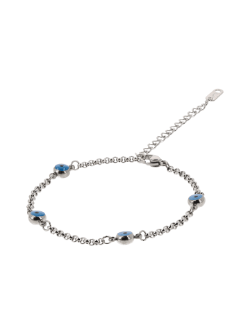 grassland Women Chain Bracelet in Silver Turquoise
