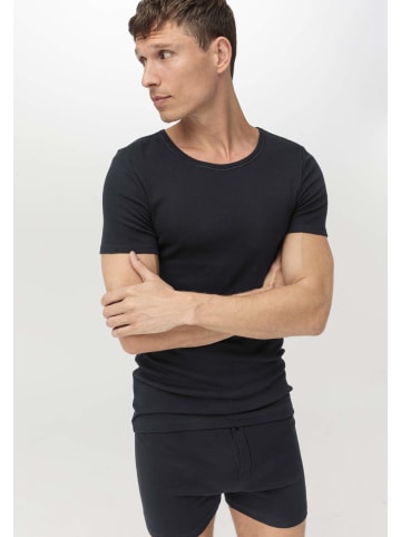 Hessnatur T-Shirt Fitted 2er Pack in schwarz