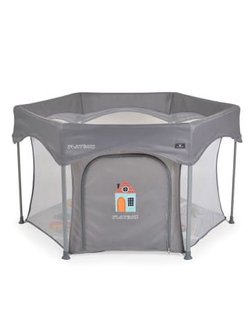 Cangaroo Laufstall Playbox klappbar  in grau