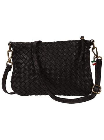 Florence Florence Umhängetasche Leder schwarz ca. 27cm