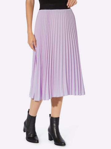 Heine Plissee-Rock in flieder