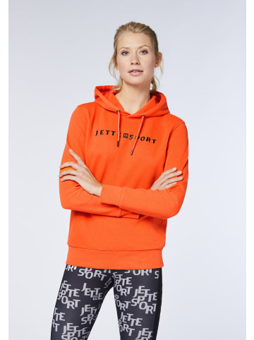 Jette Sport Kapuzensweatshirt in Orange