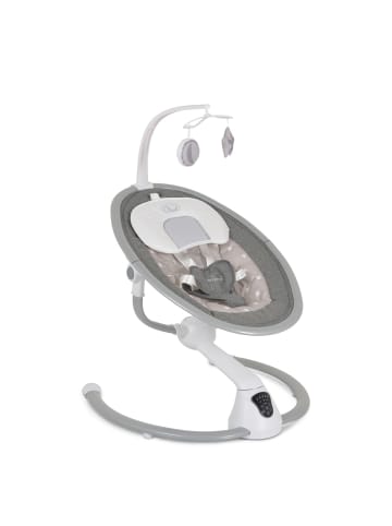Cangaroo Babywippe Cloud, Timer, Mobile in grau