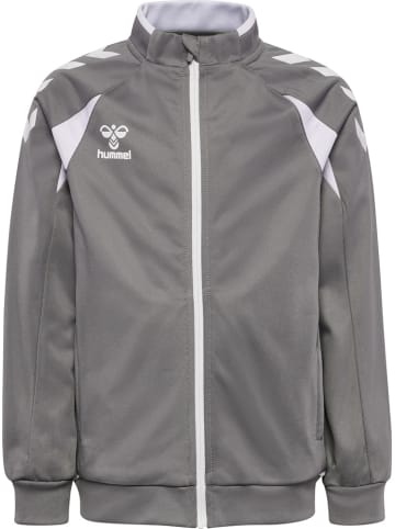 Hummel Kinder Trainingsjacke "Core 2.0 Track Zip Jacket" in Grau