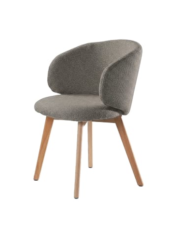 CALICOSY 2er-Set Esszimmerstuhl SOLÈNE  in Braun - (W) 60  x (H) 79  x (L) 55  cm
