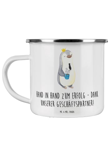 Mr. & Mrs. Panda Kaffeetasse Erfolg Geschäftspartner mit Spruch in Weiß