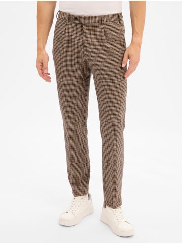 Finshley & Harding London Anzughose Hudson in braun beige - 0001