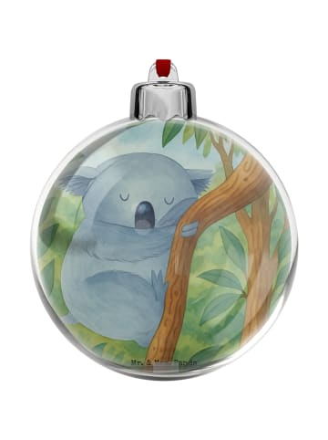 Mr. & Mrs. Panda Weihnachtsbaumschmuck Koalabär Design ohne Spruch in Weiß