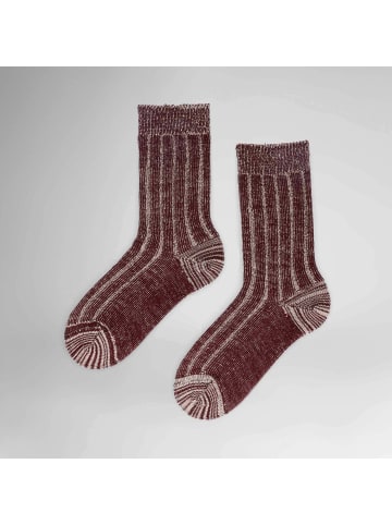Hudson Socken Paint Fashion in deep red