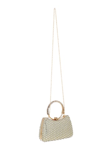 faina Women Handbag in Gold