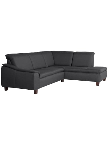 58 aufm Kessel ECKSOFA mit Ottomane rechts Kaylil Flachgewebe graphit