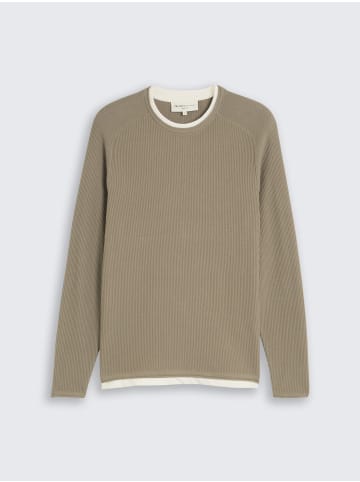 TOM TAILOR Denim Strickpullover in grau - 0002