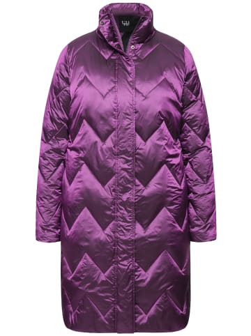Ulla Popken Mantel in dunkles violett