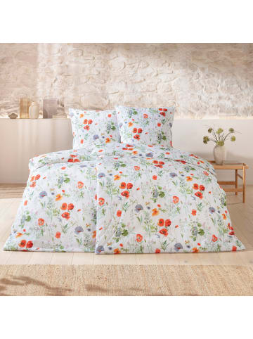 Estella Seersucker Bettwäsche in rot