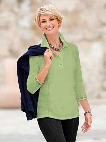 WITT WEIDEN Poloshirt in lindgrün