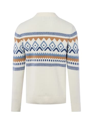Finshley & Harding Strickpullover in ecru indigo - 0001