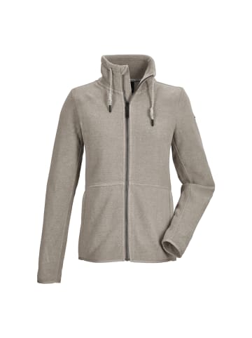 G.I.G.A. DX by KILLTEC Strickfleecejacke mit Stehkragen in Beige8017