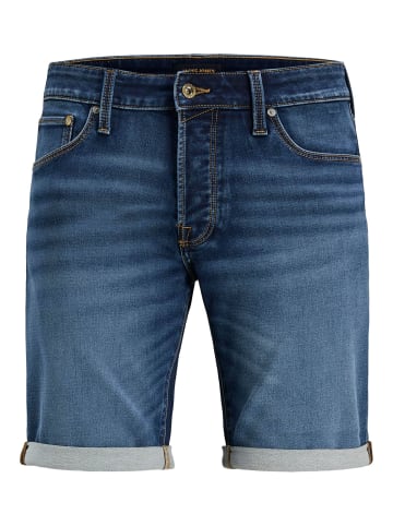 JACK & JONES PLUS Jeans-Shorts in Blue Denim