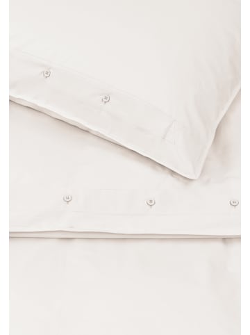 MELA Unisex Perkal Bettwäsche Set BHANU in naturweiss