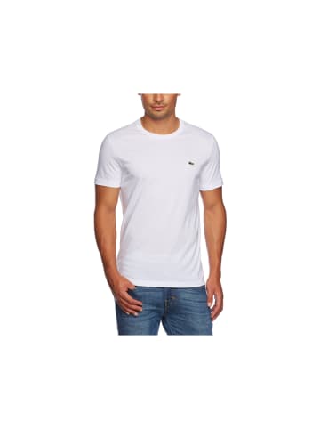 Lacoste Rundhals T-Shirt in weiß