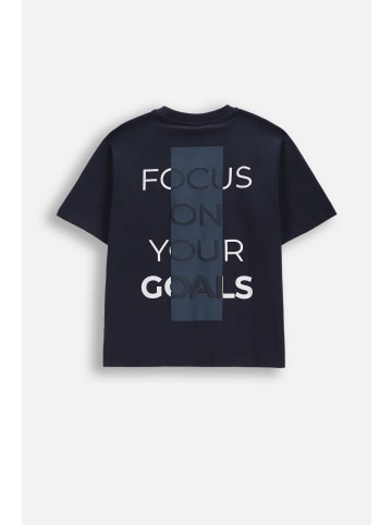 Coccodrillo T-shirt mit kurzen Ärmeln in dunkelblau