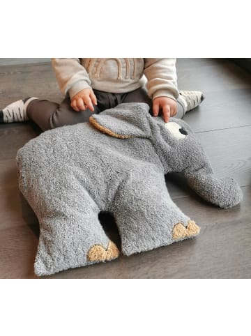 Efie Elefant XL, Spieltier - Kuschelkissen, GOTS, Made in Germany, Größe ca. 43 cm