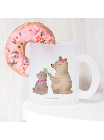 Mr. & Mrs. Panda Teetasse Bär Kind ohne Spruch in Transparent