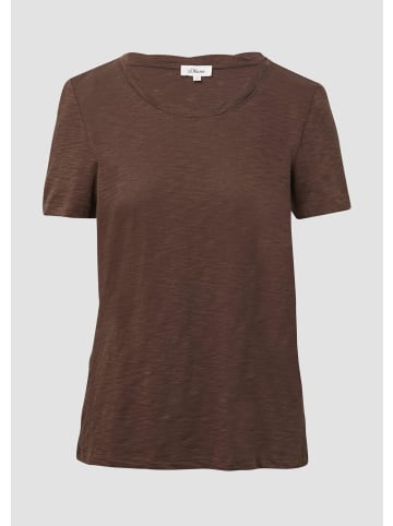 s.Oliver T-Shirt in 8828_mokka