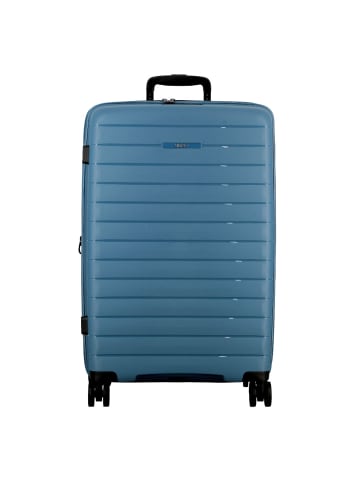 Jump Striper 4 Rollen Trolley 77 cm mit Dehnfalte blue