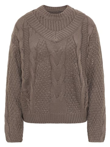 myMo Strickpullover in Grau