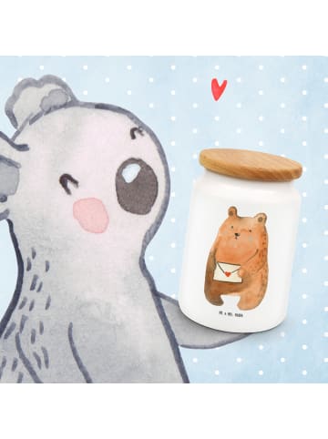 Mr. & Mrs. Panda Keksdose Bär Vermissen ohne Spruch in Weiß