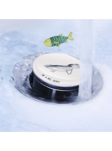 Mr. & Mrs. Panda Abfluss-Stopfen Axolotl Schwimmen ohne Spruch in Grau Pastell