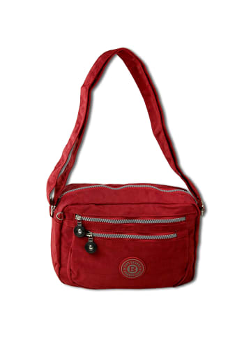 Bag Street Umhängetasche Nylon rot ca. 25cm