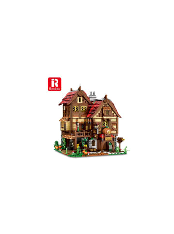Reobrix Mittelalterliches Gasthaus Klemmbaustein Set 2868 Teile