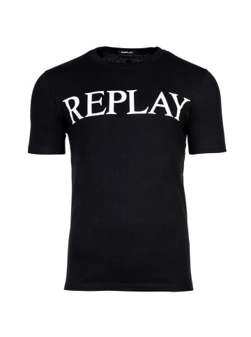 Replay T-Shirt in Schwarz