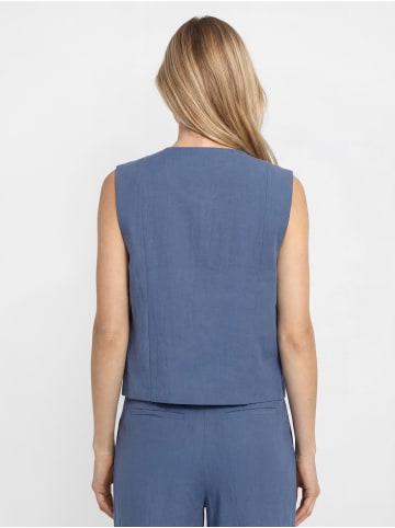 MOSS COPENHAGEN Weste Frode in blau - 0001