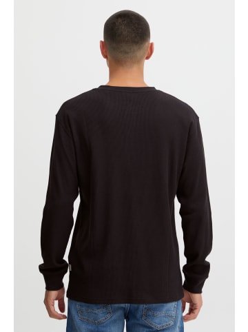 11 Project Longsleeve PRDaimmen LS 21300968-ME  Moderner Longsleeve mit Knopfleiste in Schwarz