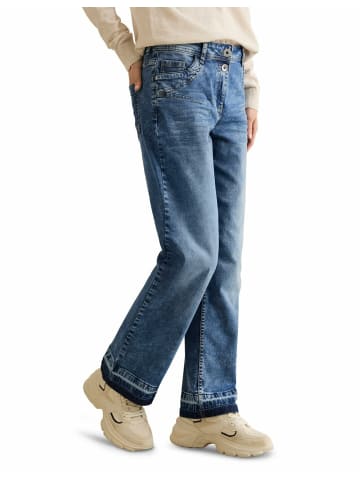 Cecil Straight Leg Jeans für Damen in blau