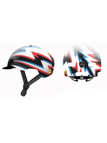 Nutcase Kinder-Fahrradhelm  Little Nutty MIPS Gloss in weiß-schwarz